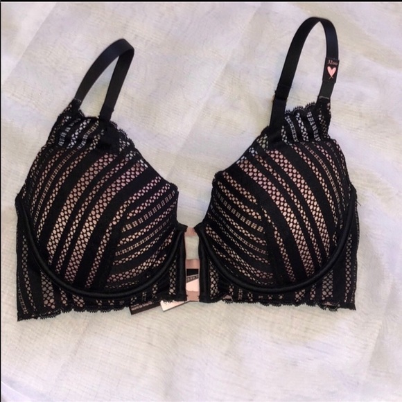Victoria’s Secret bra black lace lightly lined 32DD NWT Price is Firm - Picture 4 of 4